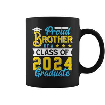 Proud Brother Of A Class Of 2024 Graduate Senior 2024 Coffee Mug | Mazezy