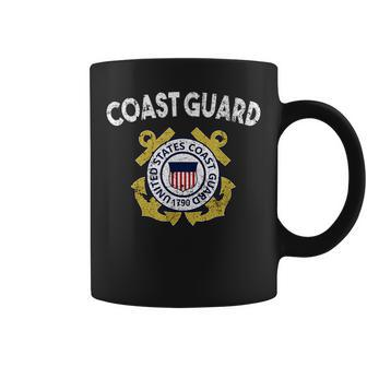 Proud Coast Guard Military Pride Pride Month Funny Designs Funny Gifts Coffee Mug | Mazezy
