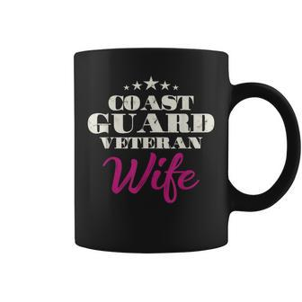 Proud Coast Guard Veteran Wife Veteran Wife Pride Veteran Funny Gifts Coffee Mug | Mazezy
