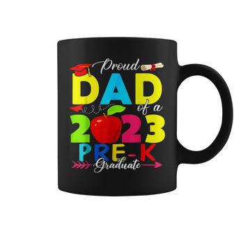 Proud Dad Of A 2023 Prek Graduate Funny Family Prescho Coffee Mug | Mazezy
