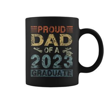 Proud Dad Of A Class Of 2023 Graduate Senior Daddy Coffee Mug | Mazezy