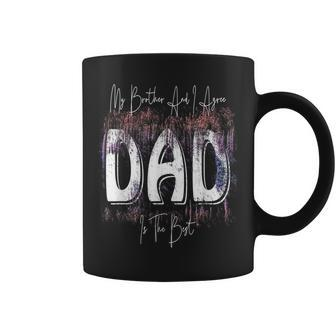 Proud Dad Of Twins Dad Is The Best Father Day Gift From Son Coffee Mug | Mazezy