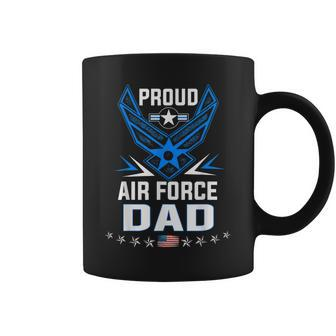 Proud Dad Us Air Force Stars Air Force Family Party Gift Coffee Mug | Mazezy
