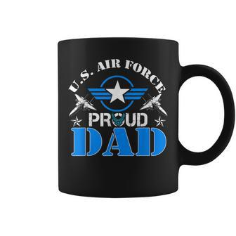 Proud Dad Us Air Force Usaf Veteran Gift Coffee Mug | Mazezy