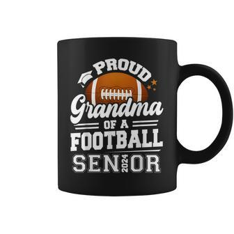 Proud Grandma Of A Football Senior 2024 Graduate Coffee Mug | Mazezy