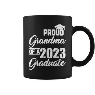 Proud Grandma Of A 2023 Graduate Graduation Matching Family Coffee Mug - Seseable