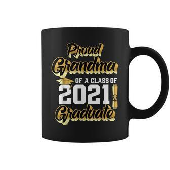 Proud Grandma Of A Class Of 2021 Graduate Graduation 21 Coffee Mug - Thegiftio UK