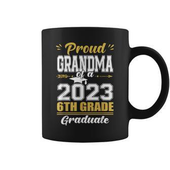 Proud Grandma Of A Class Of 2023 6Th Grade Graduation Gift Coffee Mug | Mazezy UK