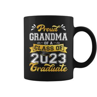 Proud Grandma Of Class Of 2023 Graduate Senior 23 Graduation Coffee Mug | Mazezy DE