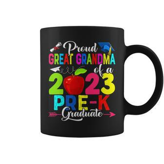 Proud Great Grandma Of A 2023 Prek Graduate Family Lover Coffee Mug | Mazezy