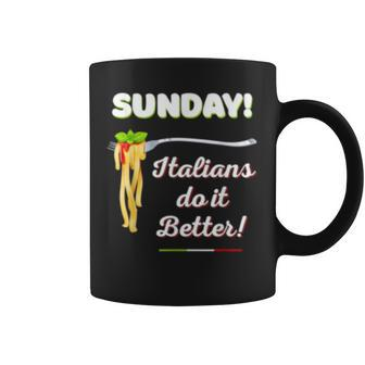Proud Italian Sunday Pasta Dinner Italy Gift Coffee Mug | Mazezy