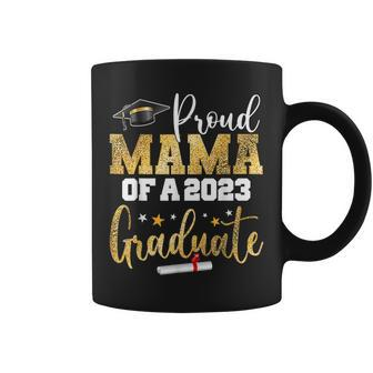 Proud Mama Of A 2023 Graduate Class Senior Graduation Mother Coffee Mug - Thegiftio UK