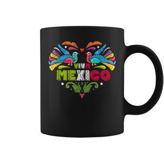 Proud Mexican Flag Peacock Animal Viva Mexico Coffee Mug | Mazezy