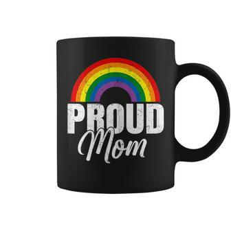 Proud Mom Ally Lgbt Lesbian Gay Pride Month Lgbtq Coffee Mug | Mazezy