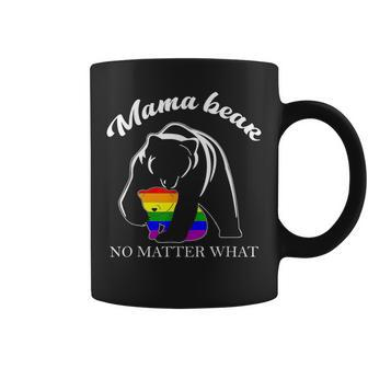 Proud Mom No Matter What Lgbtq Lgbt Mom Pride Mama Bear Coffee Mug | Mazezy