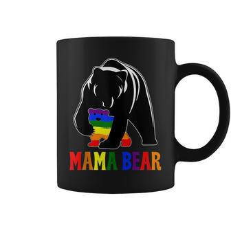 Proud Mommy Lgbtq Lgbt Mom Pride Month Mama Bear Coffee Mug | Mazezy