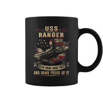 Proud Of Uss Ranger Cv61 Coffee Mug | Mazezy
