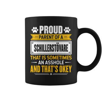 Proud Parent Of A Schillerstövare Dog Owner Mom & Dad Coffee Mug | Mazezy