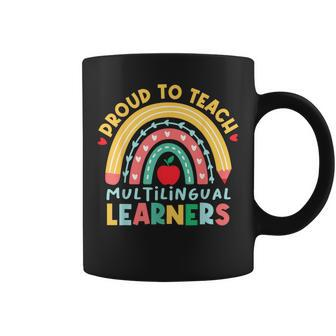 Proud To Teach Multilingual Learners Maestra Spanish Teacher Coffee Mug - Thegiftio UK