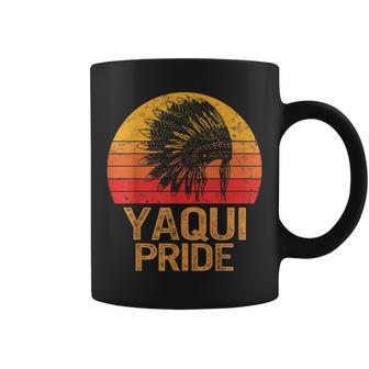 Proud To Be Yaqui Native American Indigenous Pride Indian Coffee Mug | Mazezy