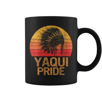 Proud To Be Yaqui Native American Indigenous Pride Indian Coffee Mug | Mazezy