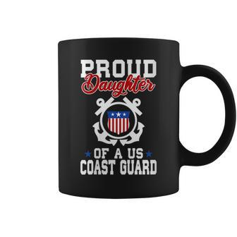 Proud Us Coast Guard Daughter Gift For Womens Funny Gifts For Daughter Coffee Mug | Mazezy