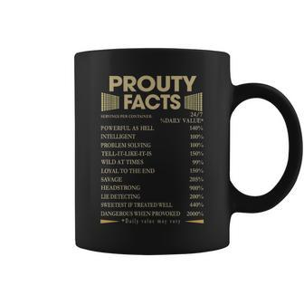 Prouty Name Gift Prouty Facts Coffee Mug - Seseable
