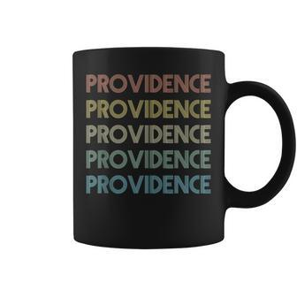 Providence Rhode Island Pride Vintage State Ri Retro 70S Coffee Mug | Mazezy