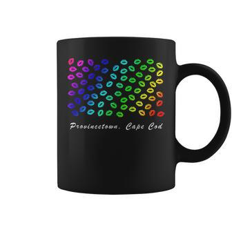 Provincetown Cape Cod Lgbt Flag Gay Pride Rainbow Kisses Coffee Mug | Mazezy
