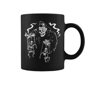 Psychobilly Horror Punk Rock Hr Skeleton Puppets Rock Coffee Mug | Mazezy