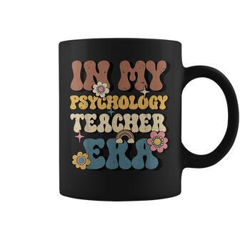 In My Psychology Teacher Era Groovy School Psychologist Coffee Mug | Mazezy
