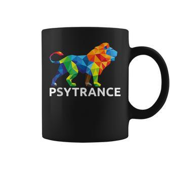 Psytrance Lion Psychedelic Music Rave Edm Coffee Mug | Mazezy