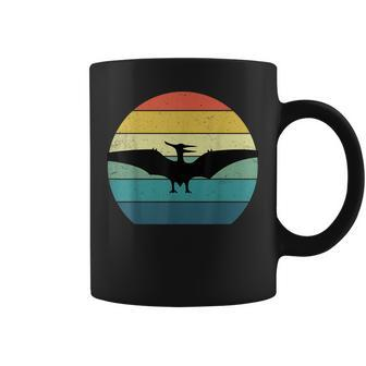 Pteranodon Dinosaur Animal Retro Vintage Aesthetic Coffee Mug | Mazezy