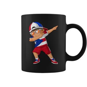Puerto Rican Boy Puerto Rico Kid Patriotism Roots Heritage Coffee Mug | Mazezy