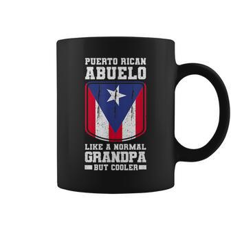 Puerto Rican Grandpa Abuelo Puerto Rican Flag Puerto Rico Coffee Mug - Seseable