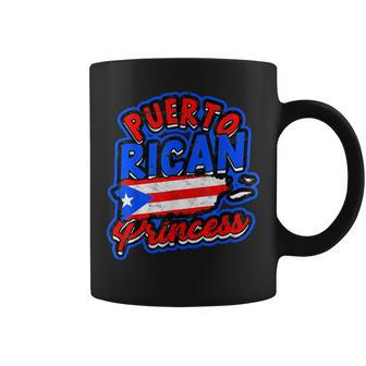 Puerto Rican Princess Hispanic Puerto Rican Proud Citizen Coffee Mug - Monsterry