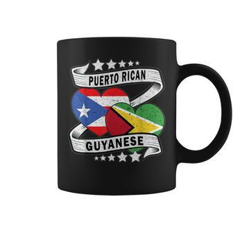 Puerto Rico And Guyana Puerto Rican And Guyanese Flag Coffee Mug | Mazezy CA