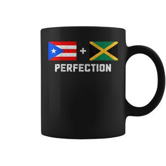 Puerto Rico Jamaica Pride Puerto Rican Jamaican Flag Coffee Mug - Seseable