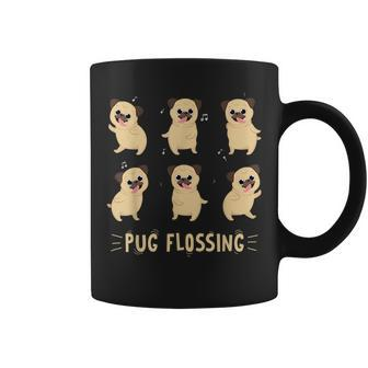 Pug Dog Floss Dance Cute Funny Pug Floss Gift Gifts For Pug Lovers Funny Gifts Coffee Mug | Mazezy DE