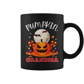 Pumpkin Grandma Halloween Costume Scary Nana Granny Coffee Mug | Mazezy