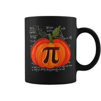 Pumpkin Pie Math Halloween Thanksgiving Pi Day Coffee Mug - Seseable