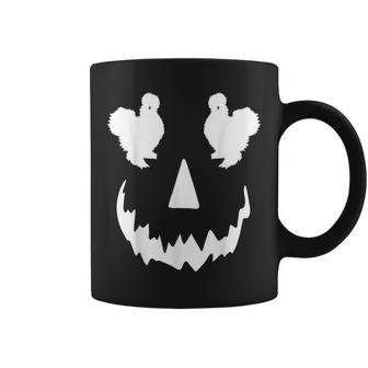 Pumpkin Silkie Chicken Halloween Coffee Mug - Monsterry DE