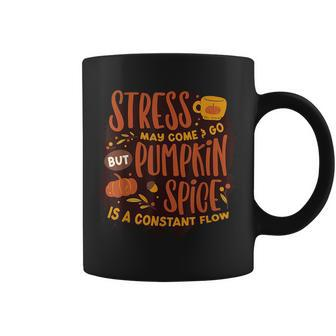 Pumpkin Spice Is A Constant Flow Hello Fall Lover For Coffee Mug | Mazezy