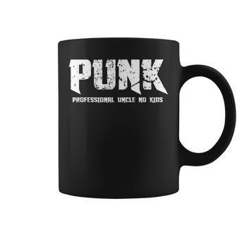 Punk Professional Uncle No Kids Funny Uncle Gift Idea Coffee Mug | Mazezy