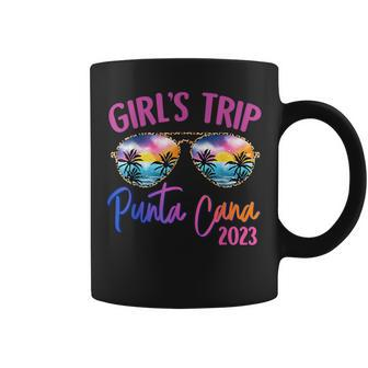 Punta Cana 2023 Girls Trip Sunglasses Summer Girlfriend Coffee Mug - Thegiftio UK