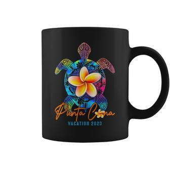 Punta Cana Tie Dye Sea Turtle Matching Family Vacation Coffee Mug - Thegiftio UK