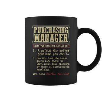 Purchasing Manager Dictionary Term Coffee Mug | Mazezy