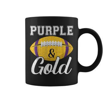 Purple And Gold Game Day Group Purple And Gold Vibes Coffee Mug - Seseable