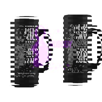 Purple Ribbon Survivor Fighter Domestic Violence Awareness Coffee Mug - Thegiftio