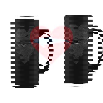 Pygmy Killer Whale Valentines Day Love Fingerprint Coffee Mug | Mazezy